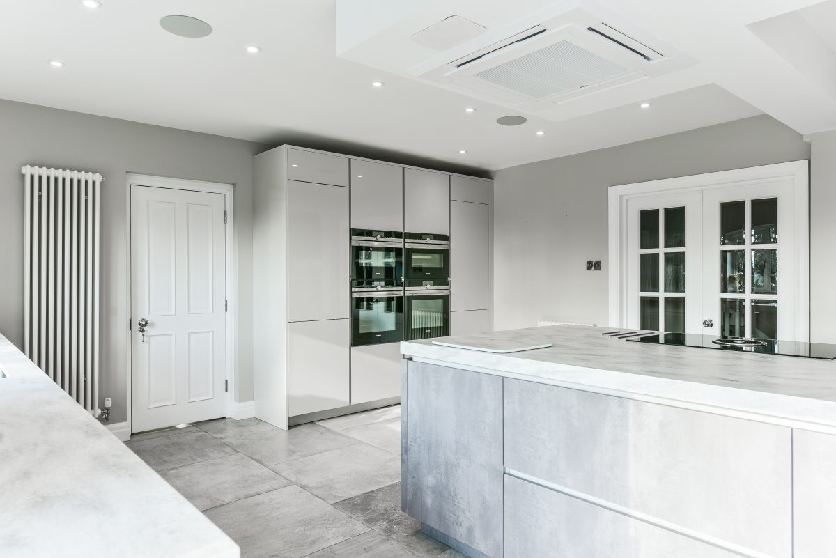 Concrete Kitchen Island