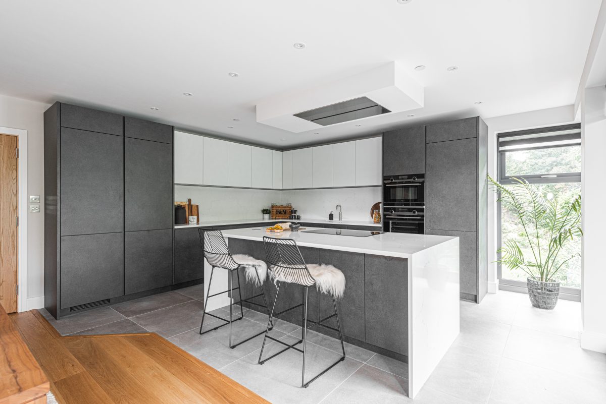 Contemporary Open Plan Apartment In Grey