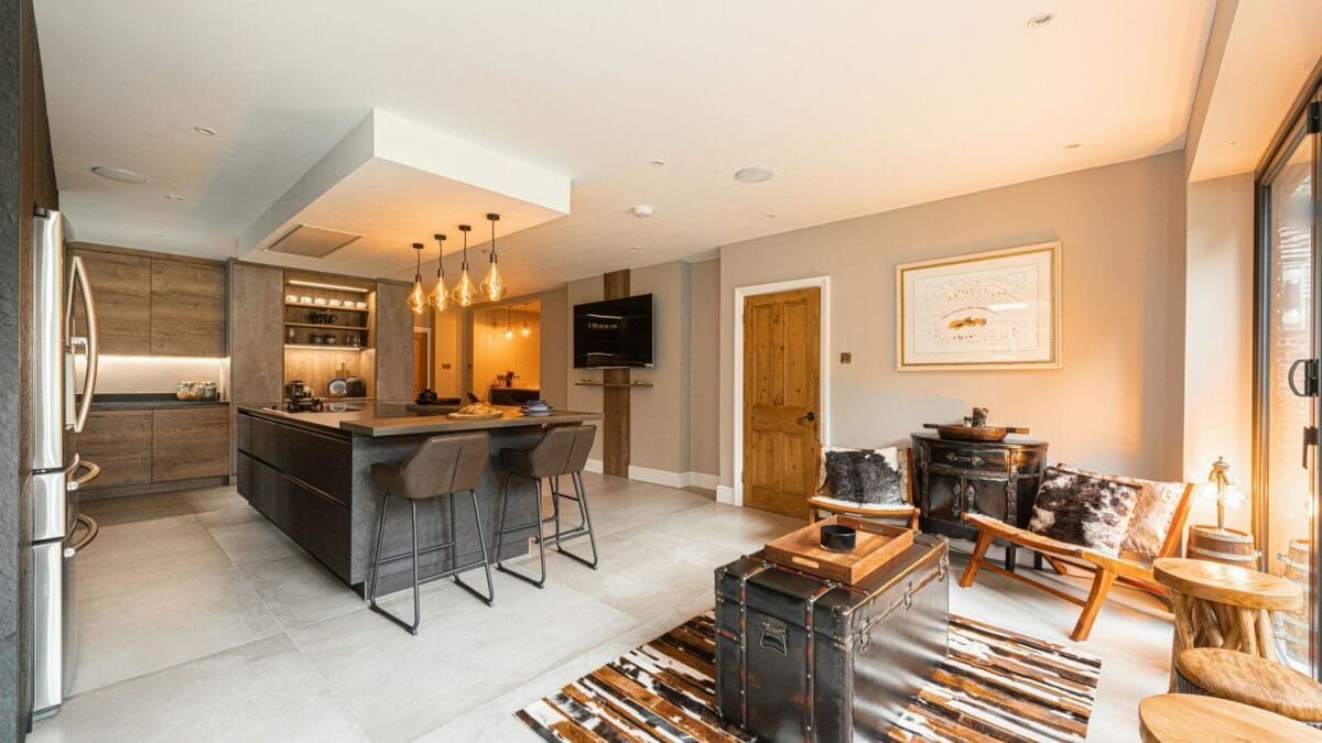 Ashley Jay Project Dark Dramatic Slate Kitchen resized Dark Modern Slate Kitchen