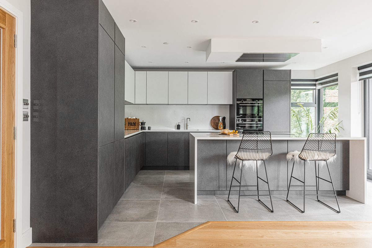 Contemporary Open Plan Apartment In Grey
