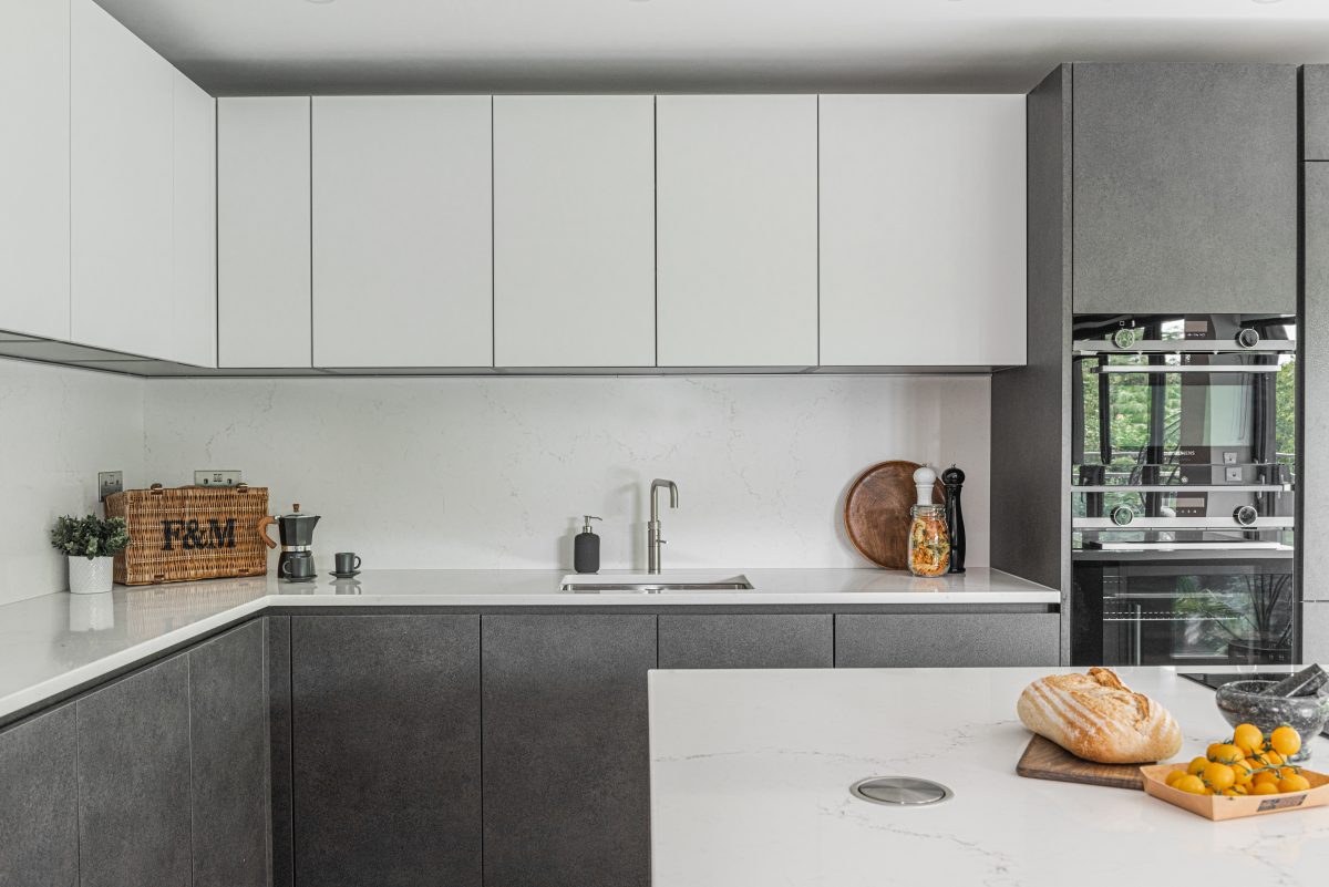 Contemporary Open Plan Apartment In Grey