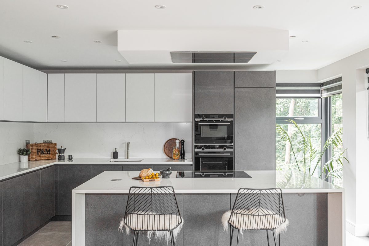 Contemporary Open Plan Apartment In Grey