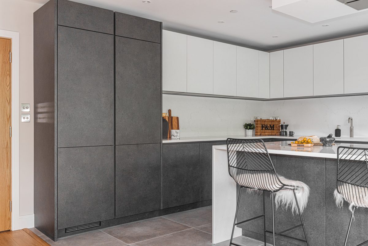 Contemporary Open Plan Apartment In Grey Contemporary Open Plan Apartment In Grey