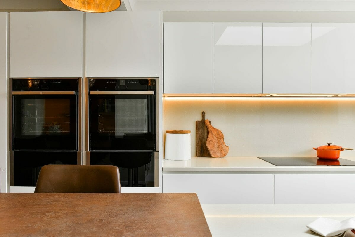 Gloss And Bronze Textured Kitchen Gloss And Bronze Textured Kitchen