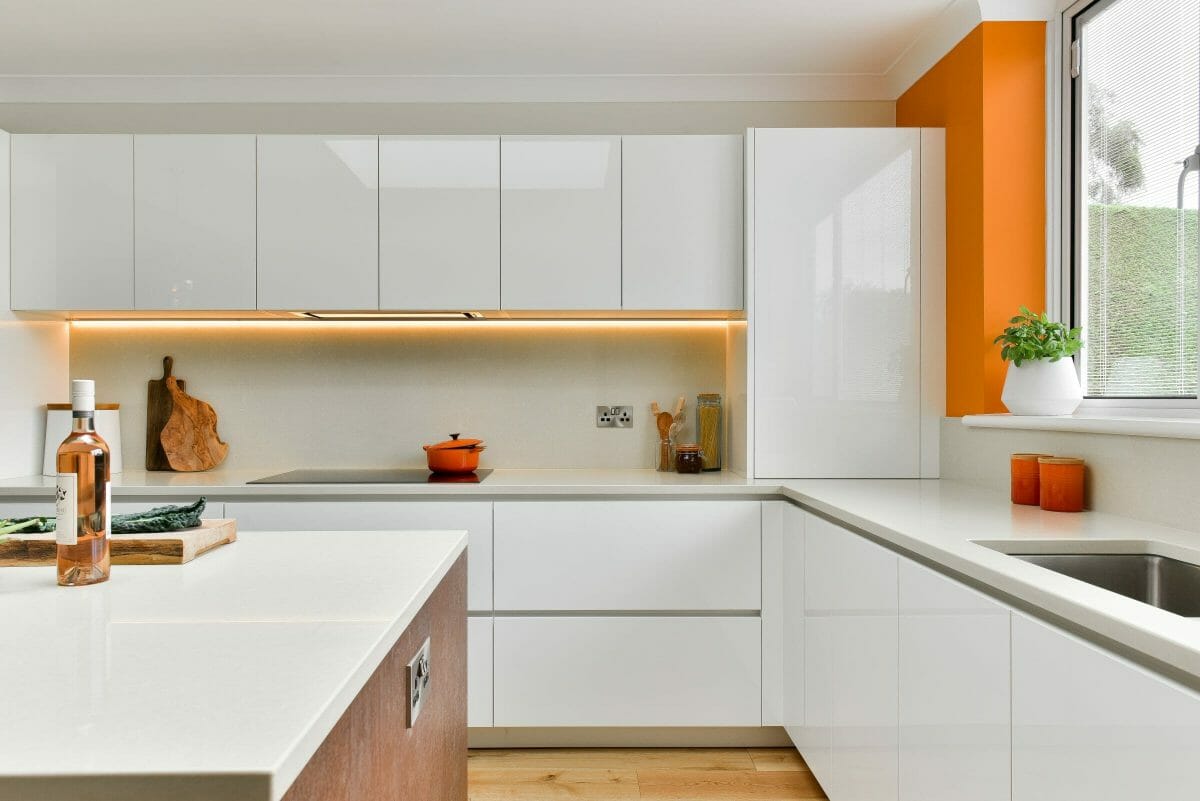 Gloss And Bronze Textured Kitchen Gloss And Bronze Textured Kitchen