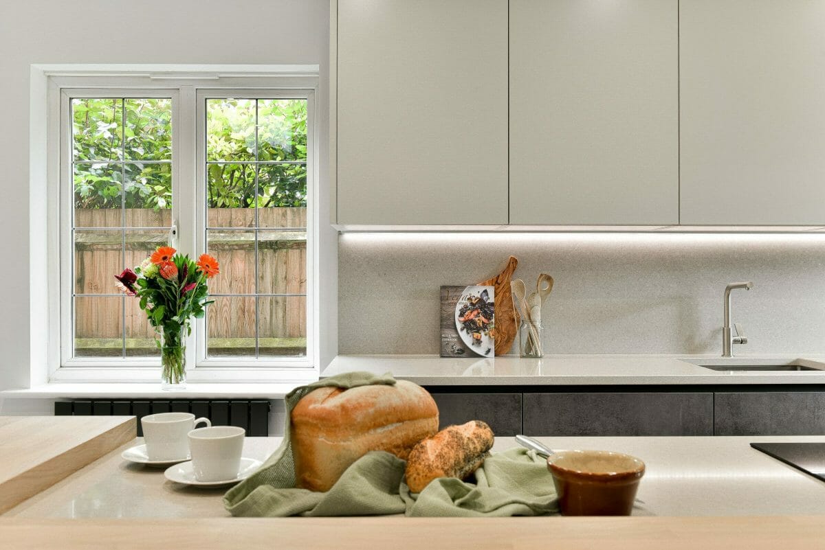 Handleless Concrete Effect Kitchen Handleless Concrete Effect Kitchen