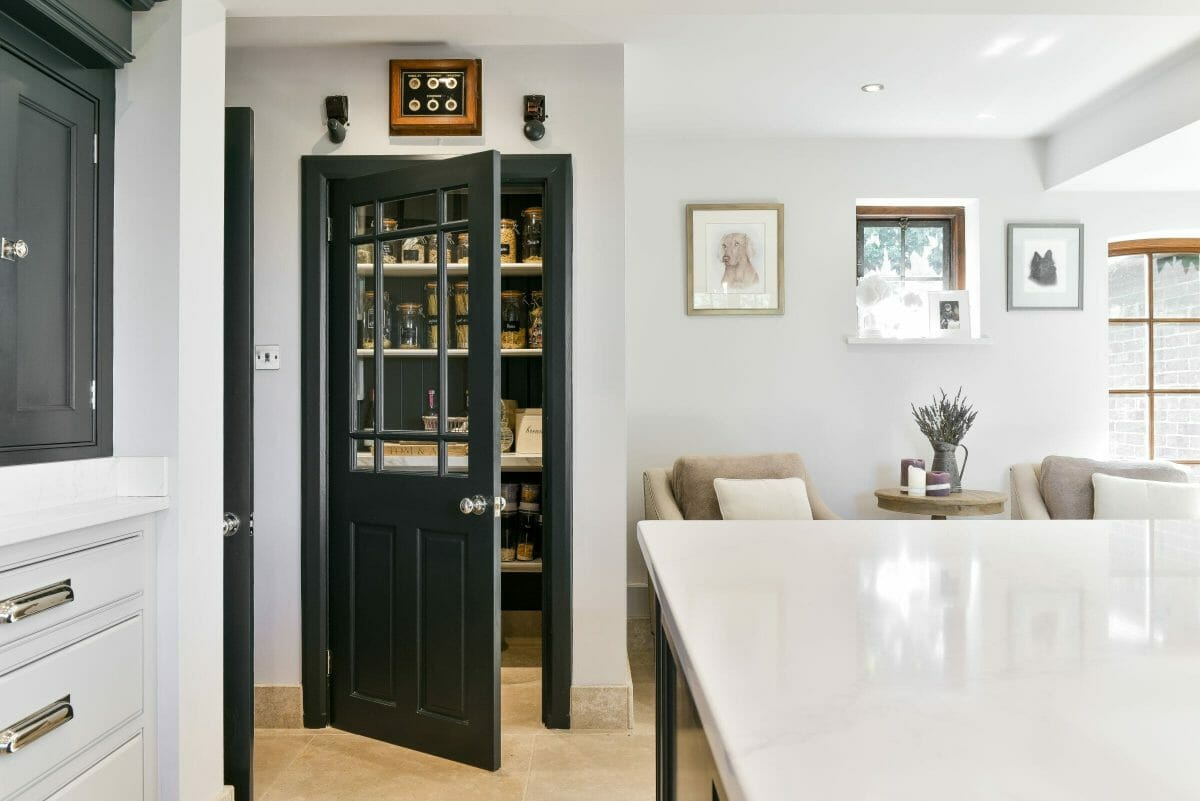 Modern Painted Country Kitchen Modern Painted Country Kitchen