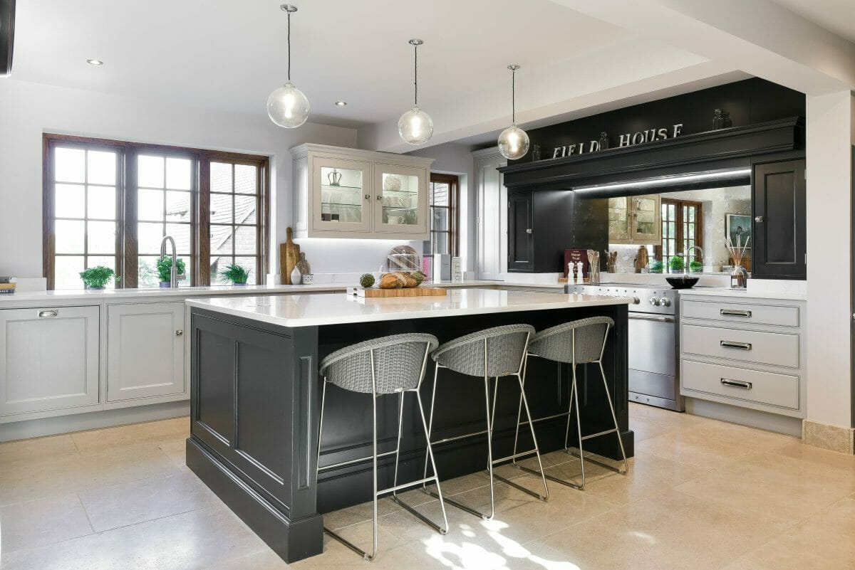 Modern Painted Country Kitchen Modern Painted Country Kitchen