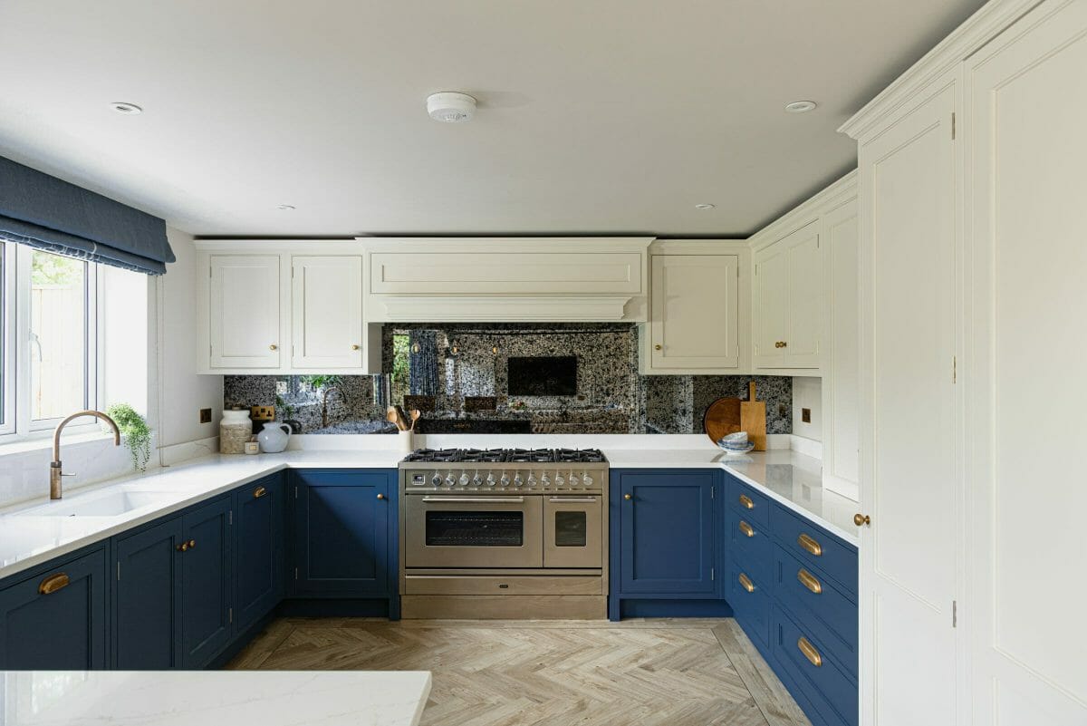 Classic Blue and Cream Shaker Kitchen Classic Blue and Cream Shaker Kitchen