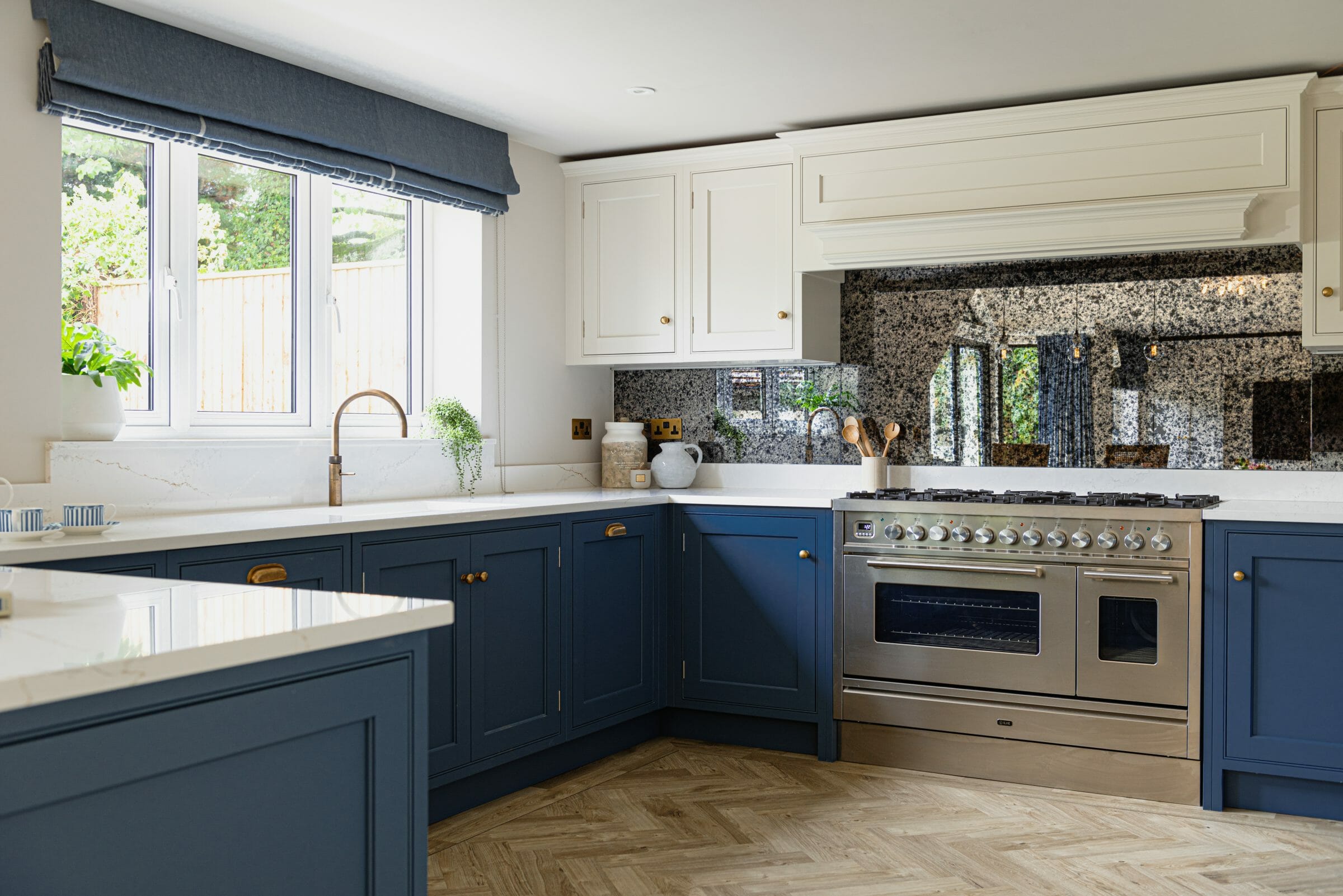 Classic Blue and Cream Shaker Kitchen Classic Blue and Cream Shaker Kitchen