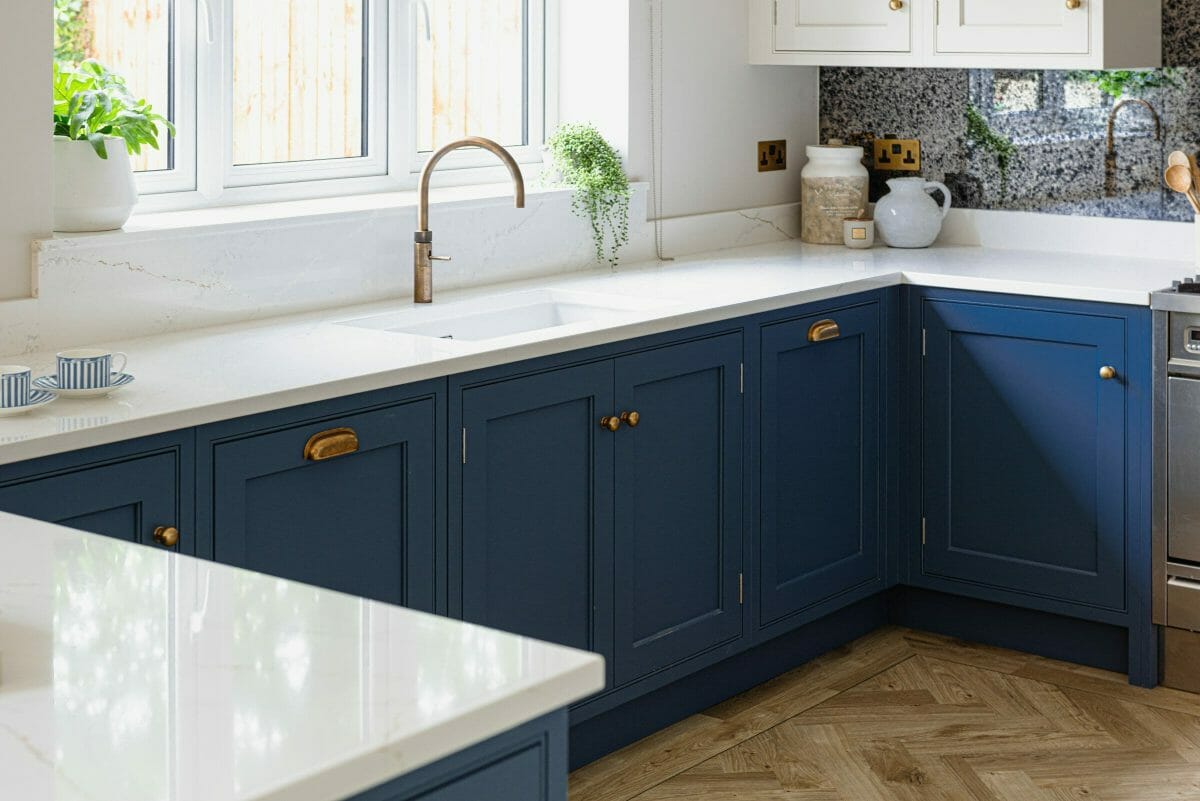 Classic Blue and Cream Shaker Kitchen Classic Blue and Cream Shaker Kitchen
