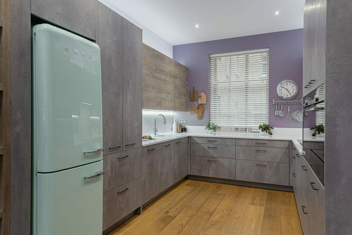 Modern Victorian Kitchen With Concrete Finish Modern Victorian Kitchen With Concrete Finish