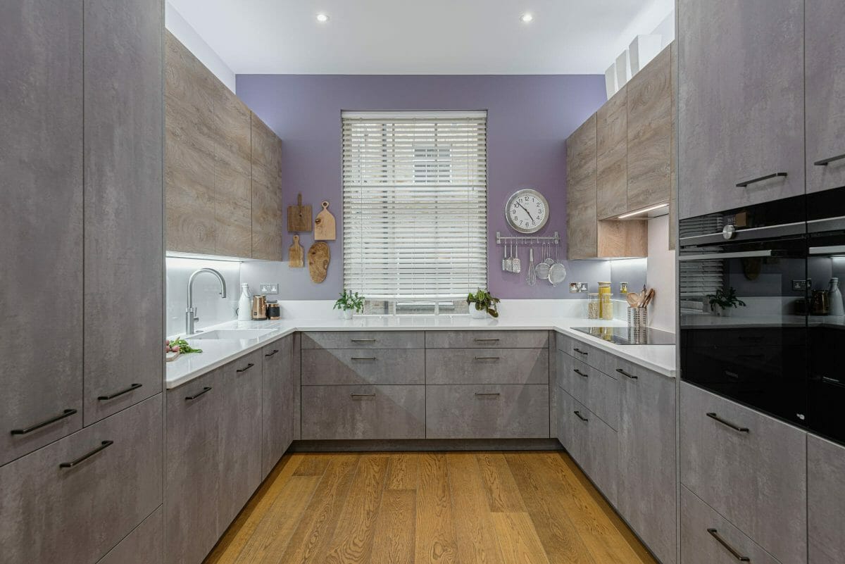 Modern Victorian Kitchen With Concrete Finish Modern Victorian Kitchen With Concrete Finish