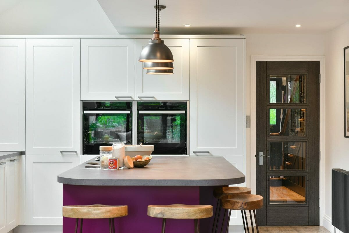 Colourful Island Kitchen Colourful Island Kitchen