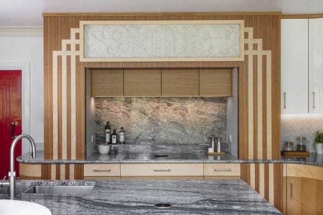 3 Art Deco wood kitchen